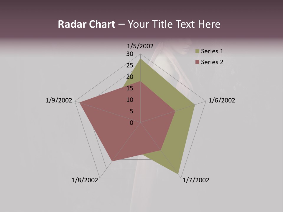 White Attractive Model PowerPoint Template