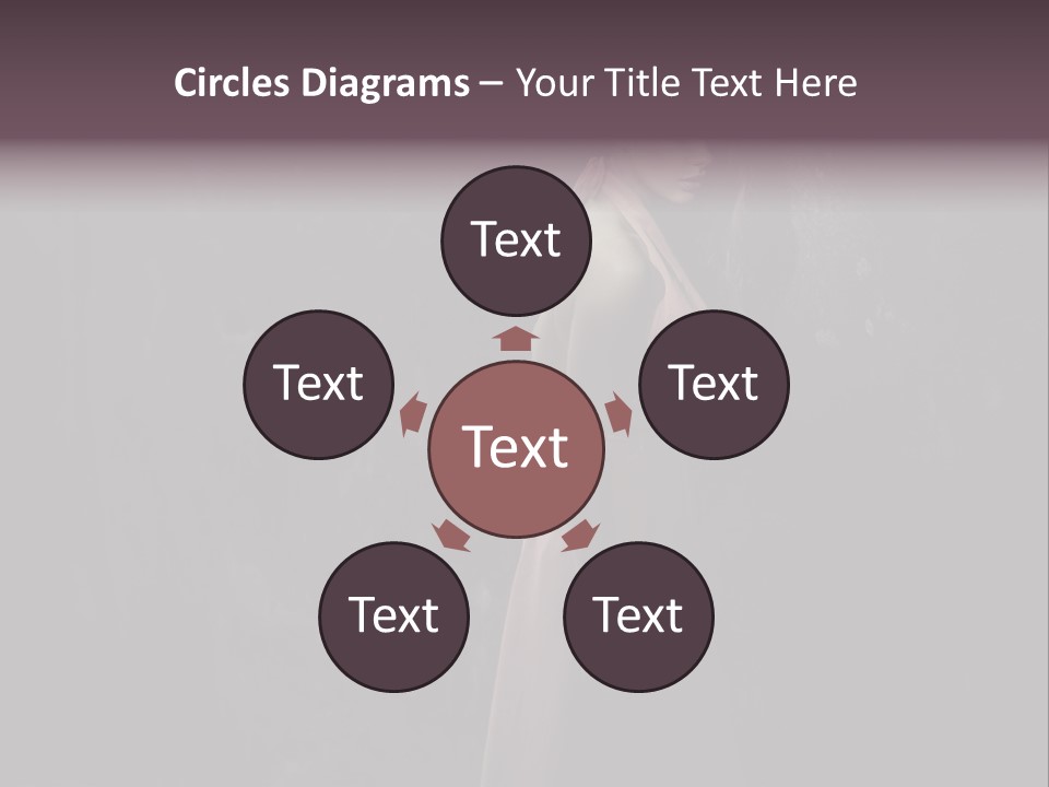 White Attractive Model PowerPoint Template