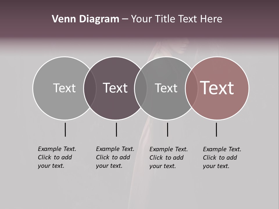 White Attractive Model PowerPoint Template