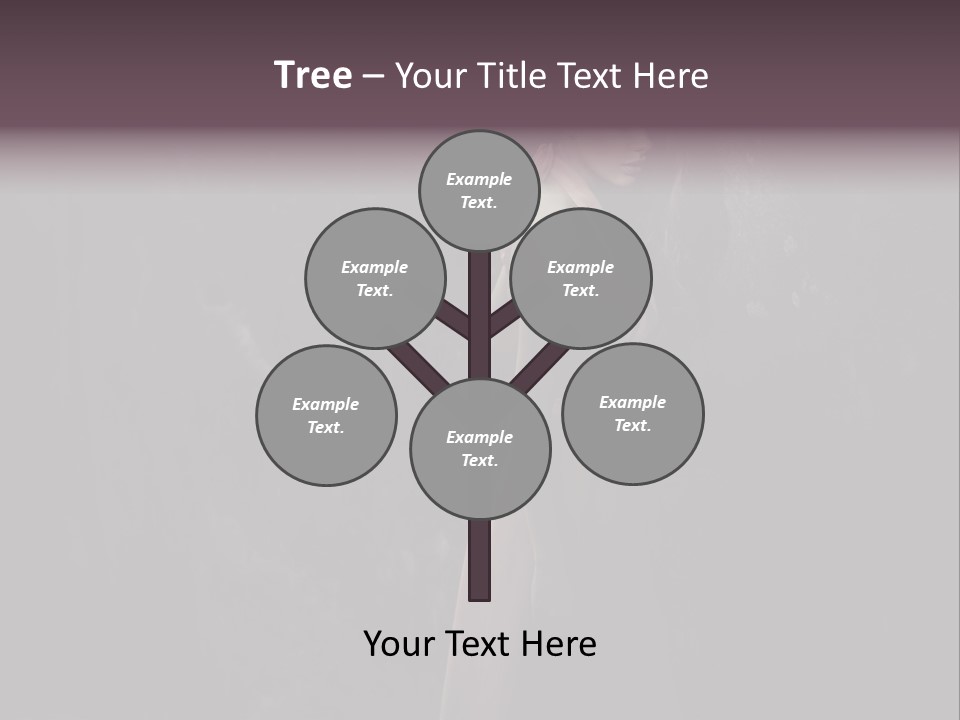 White Attractive Model PowerPoint Template