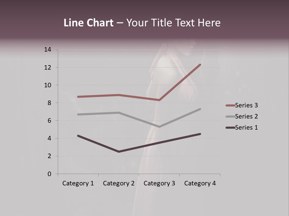White Attractive Model PowerPoint Template