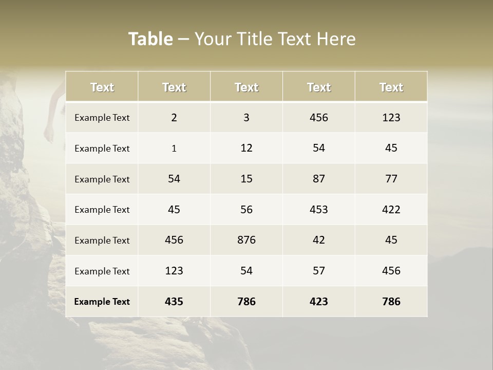 Murder Two Rock PowerPoint Template