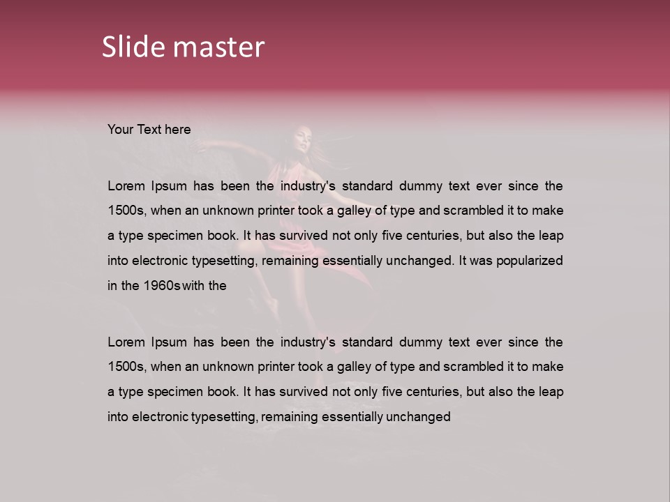 Life Relax Wind PowerPoint Template