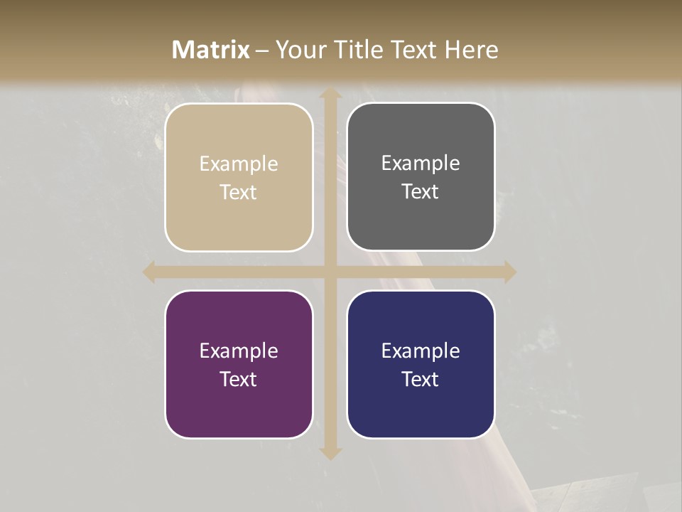 People Woman Posing PowerPoint Template