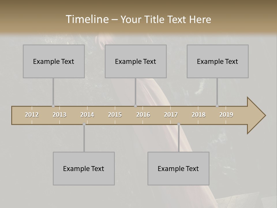 People Woman Posing PowerPoint Template