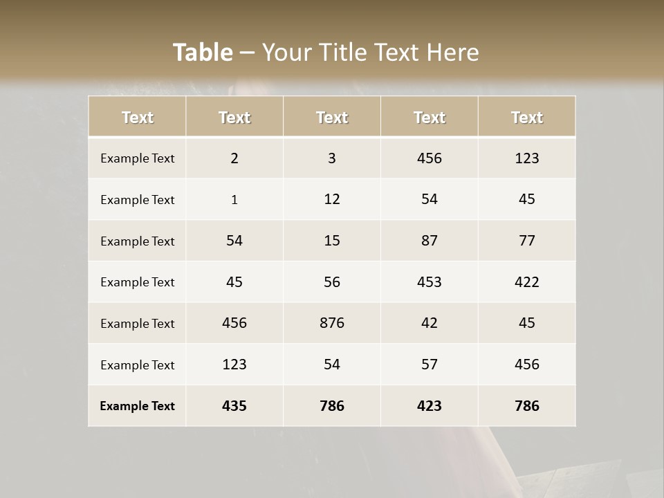 People Woman Posing PowerPoint Template