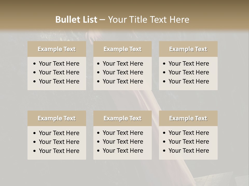 People Woman Posing PowerPoint Template