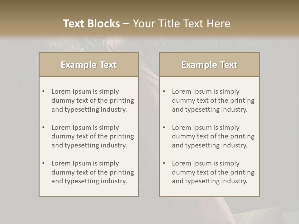 People Woman Posing PowerPoint Template