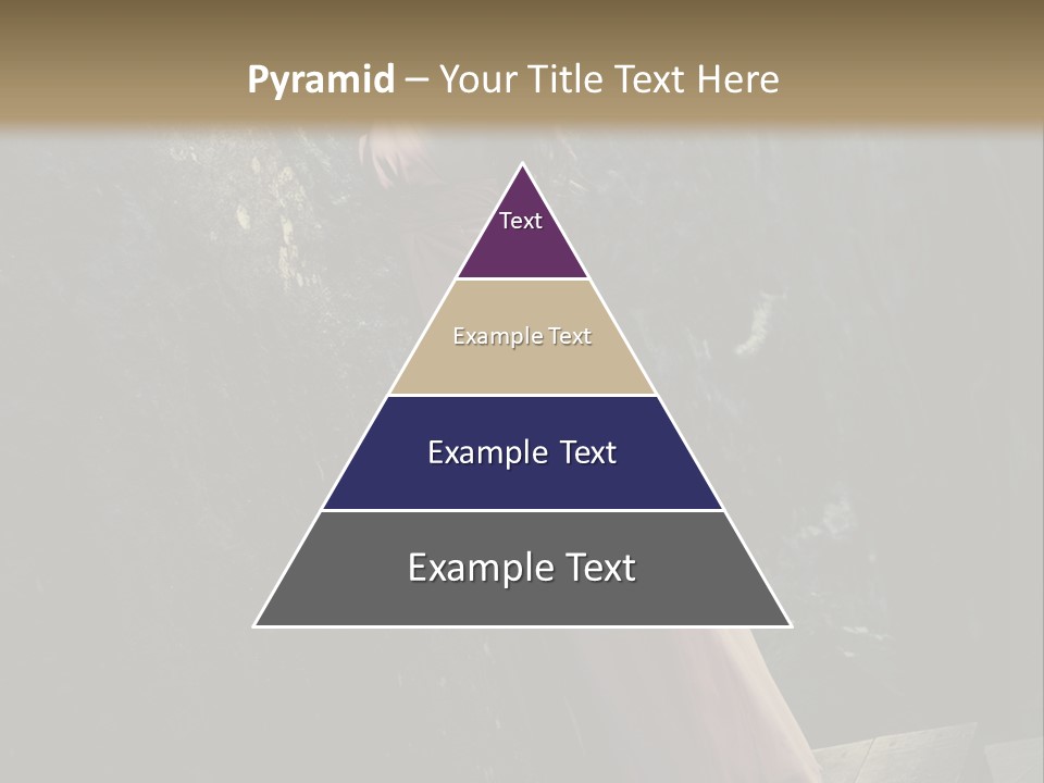 People Woman Posing PowerPoint Template