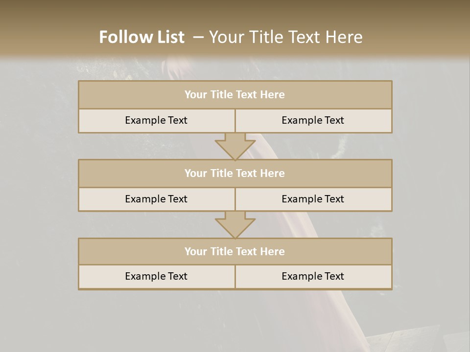 People Woman Posing PowerPoint Template
