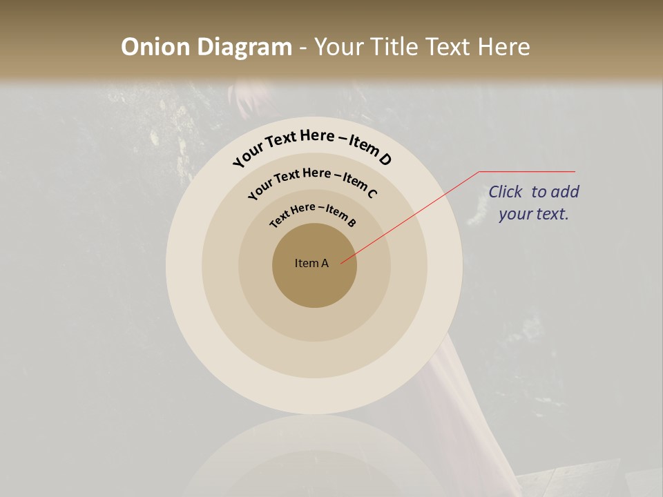 People Woman Posing PowerPoint Template