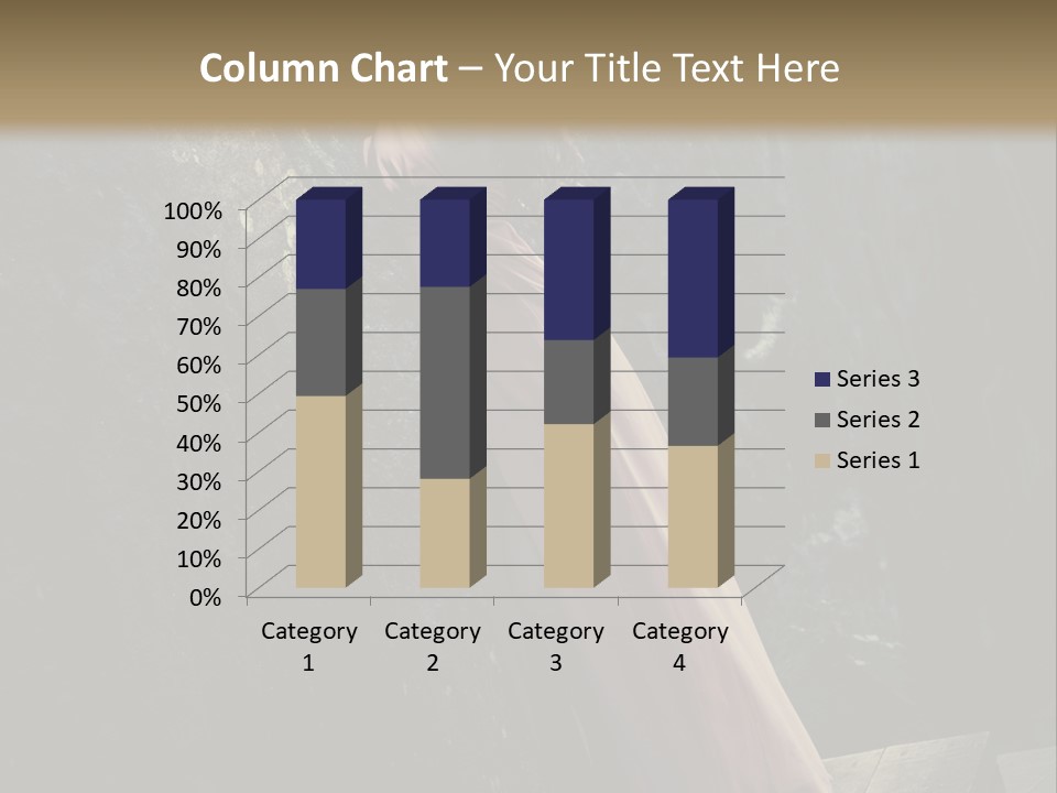 People Woman Posing PowerPoint Template