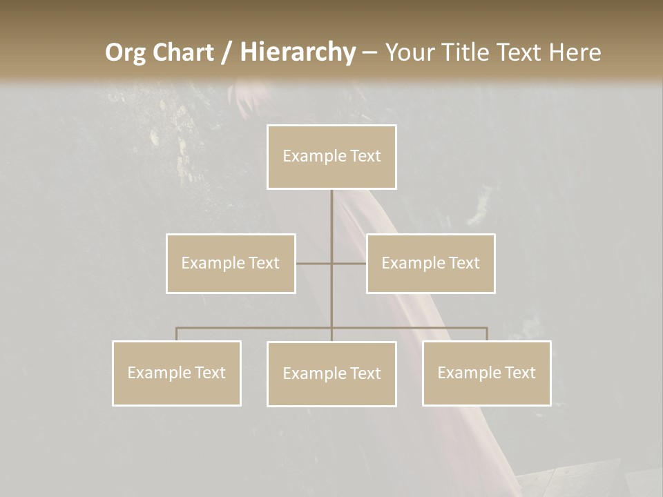 People Woman Posing PowerPoint Template