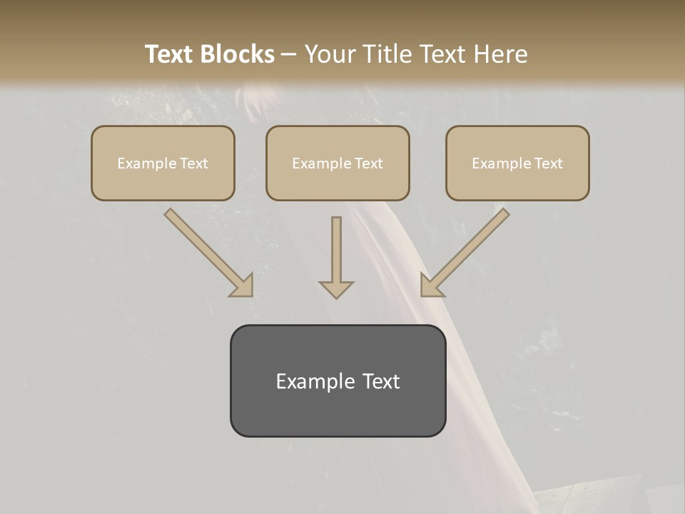 People Woman Posing PowerPoint Template
