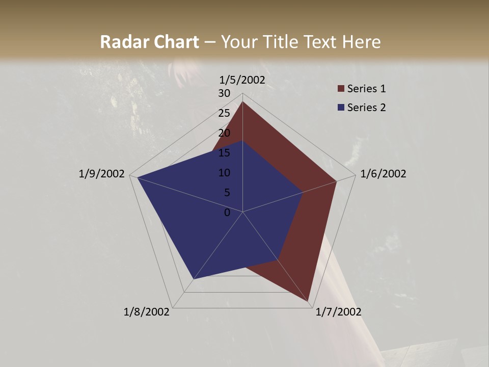 People Woman Posing PowerPoint Template
