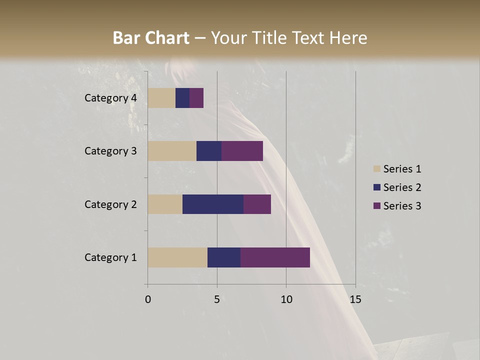 People Woman Posing PowerPoint Template