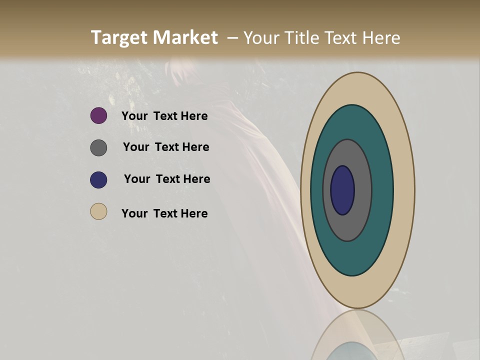 People Woman Posing PowerPoint Template