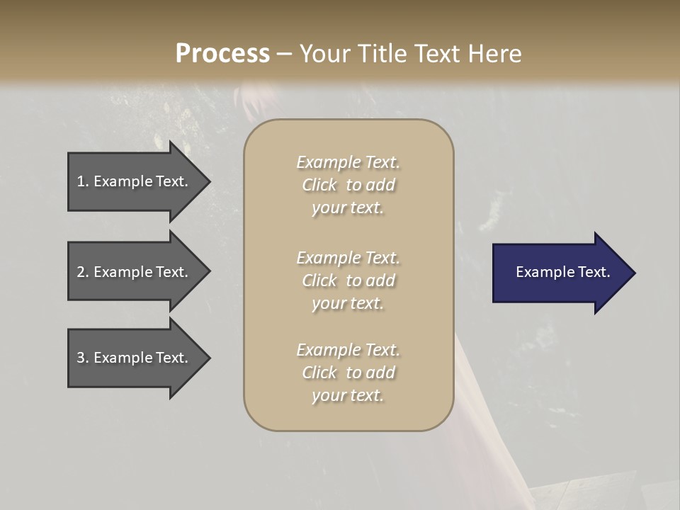 People Woman Posing PowerPoint Template
