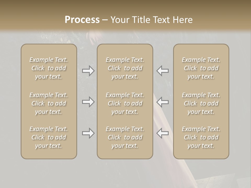 People Woman Posing PowerPoint Template