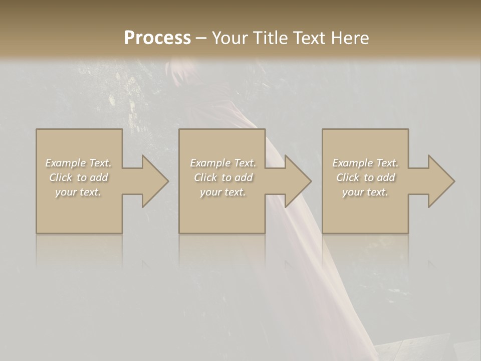 People Woman Posing PowerPoint Template