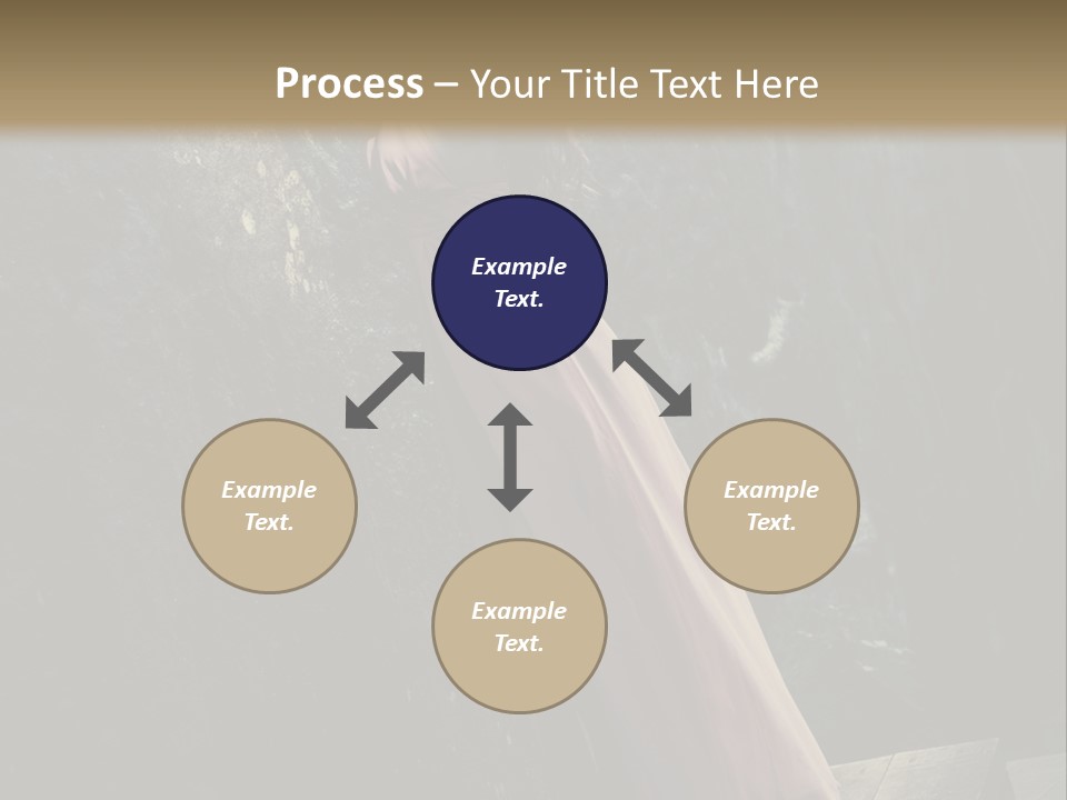 People Woman Posing PowerPoint Template