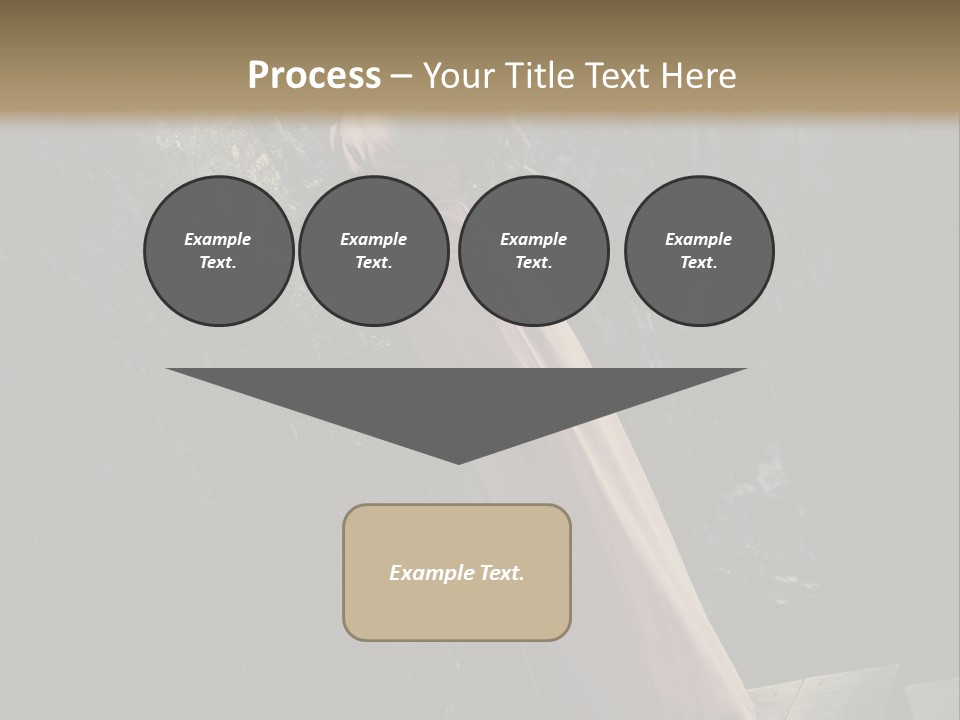 People Woman Posing PowerPoint Template