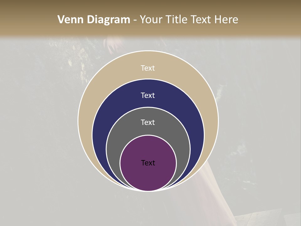People Woman Posing PowerPoint Template