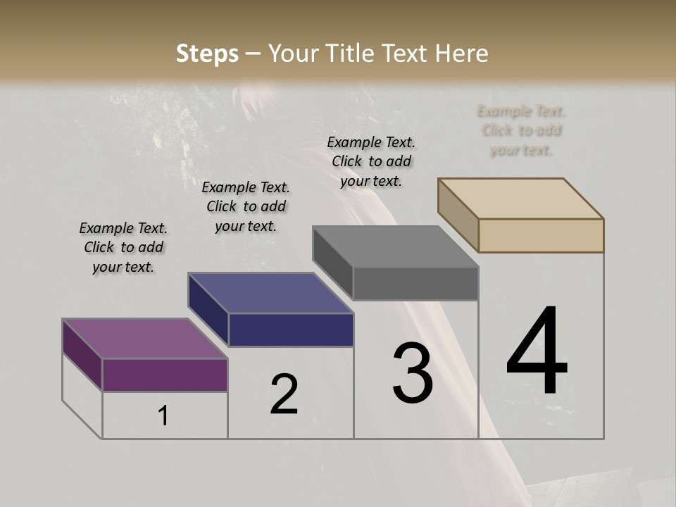 People Woman Posing PowerPoint Template