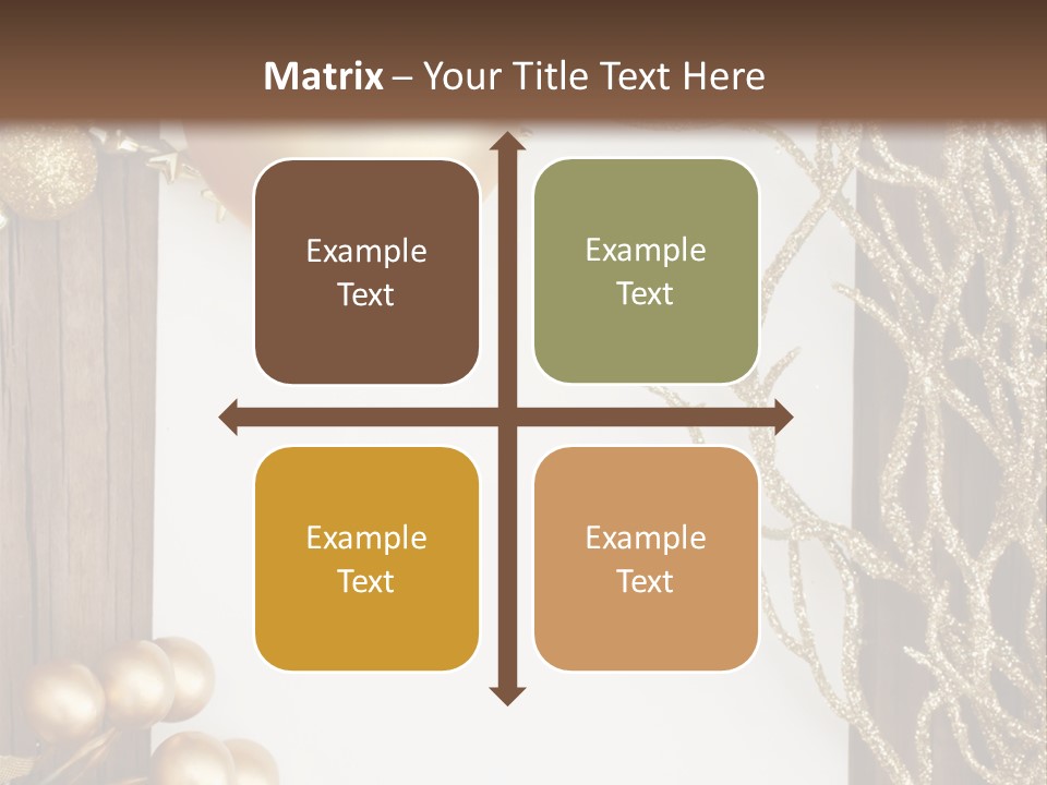Brown Ball Branch PowerPoint Template
