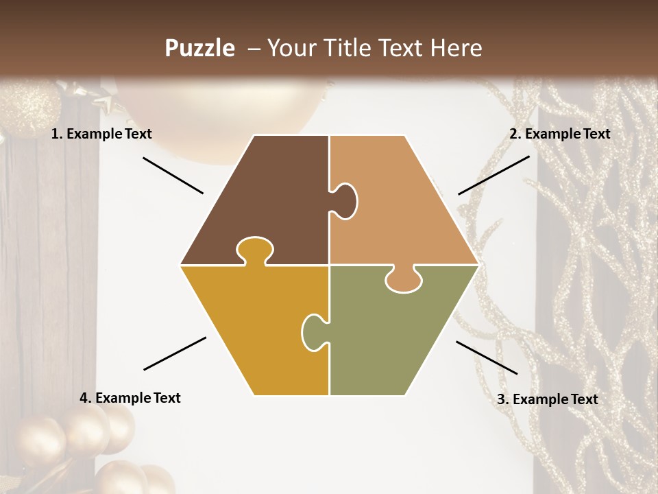 Brown Ball Branch PowerPoint Template