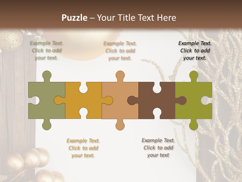 Brown Ball Branch PowerPoint Template