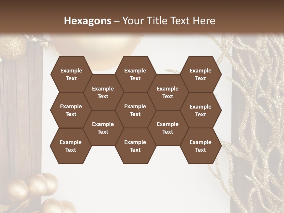 Brown Ball Branch PowerPoint Template