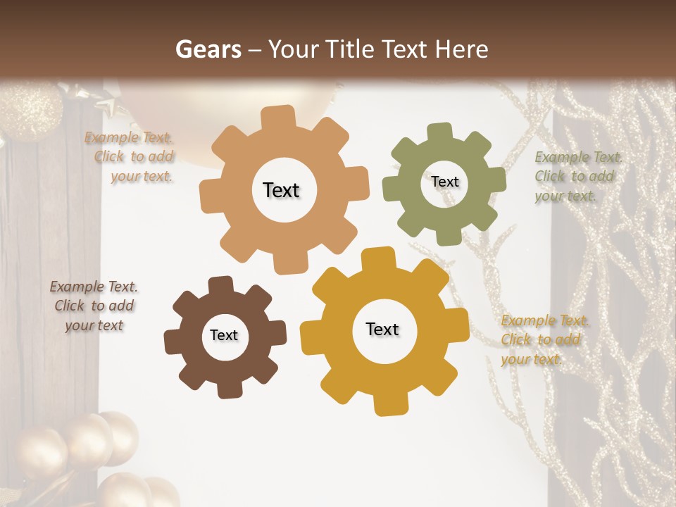 Brown Ball Branch PowerPoint Template