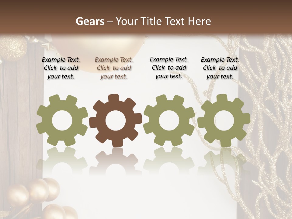 Brown Ball Branch PowerPoint Template