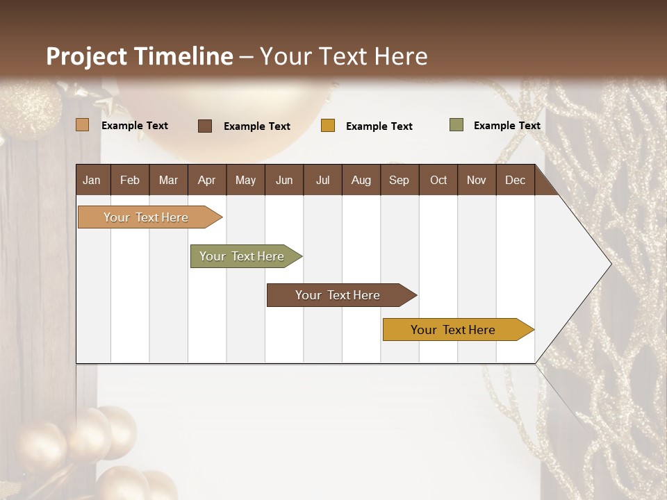 Brown Ball Branch PowerPoint Template