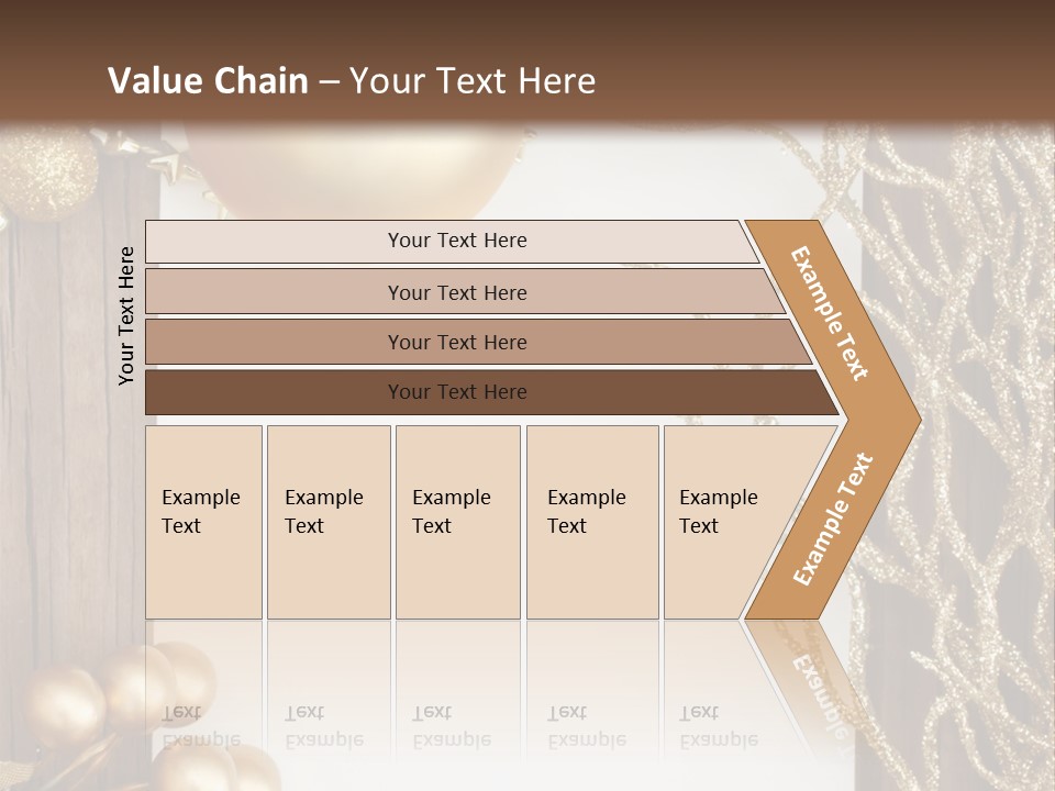 Brown Ball Branch PowerPoint Template