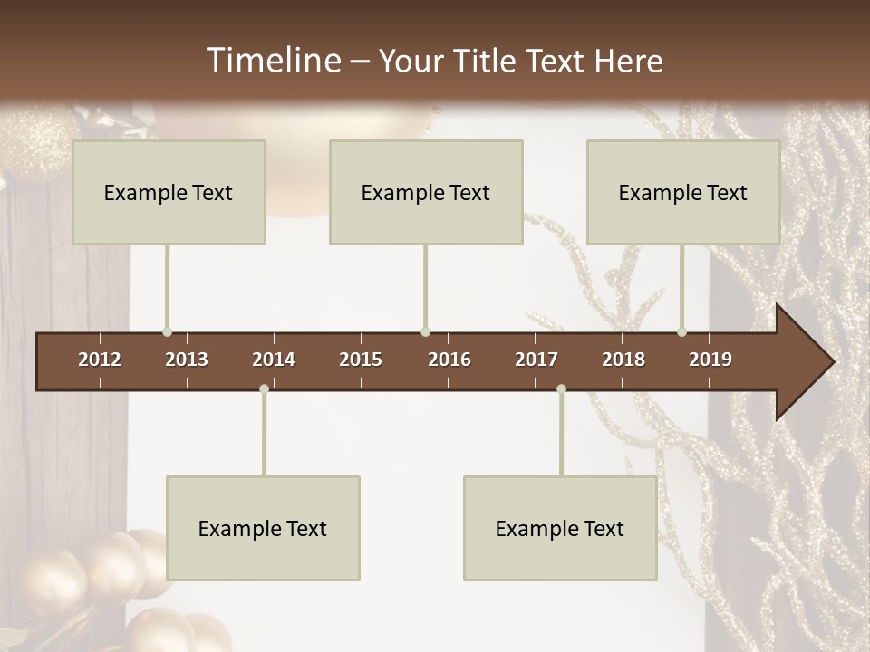 Brown Ball Branch PowerPoint Template