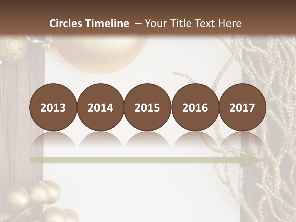 Brown Ball Branch PowerPoint Template