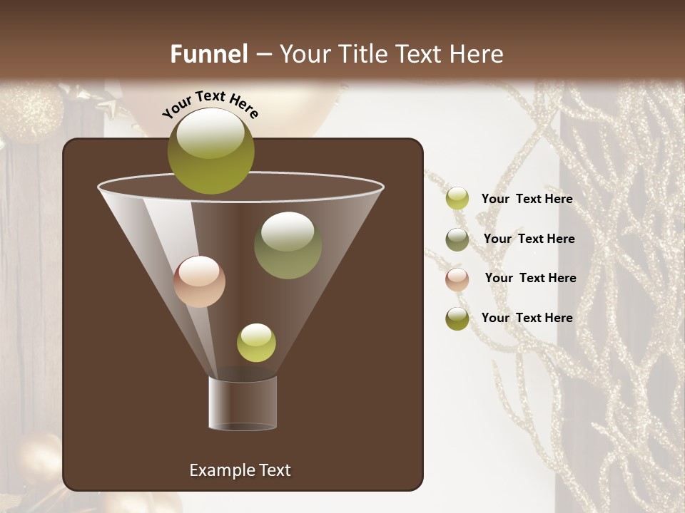 Brown Ball Branch PowerPoint Template