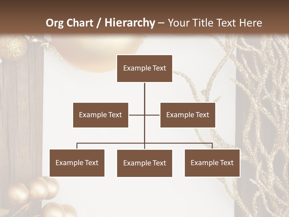 Brown Ball Branch PowerPoint Template