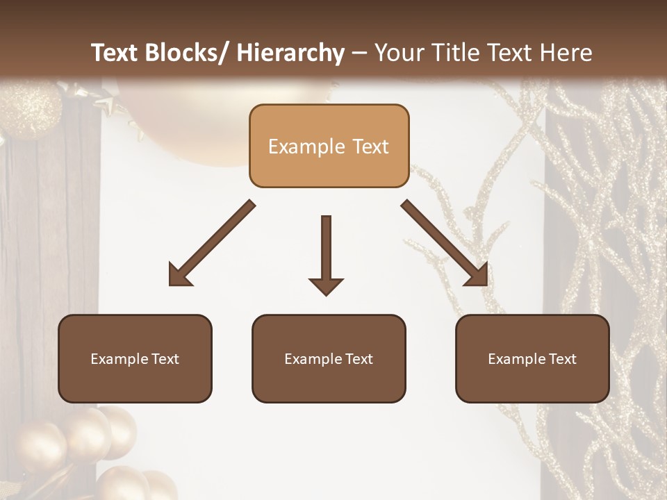 Brown Ball Branch PowerPoint Template
