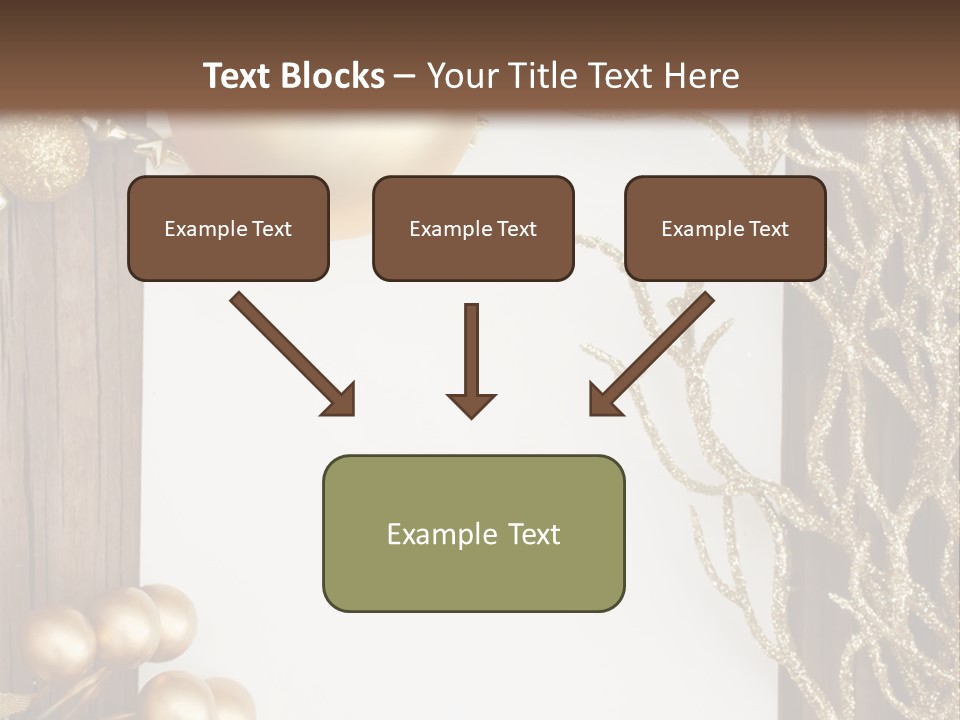 Brown Ball Branch PowerPoint Template