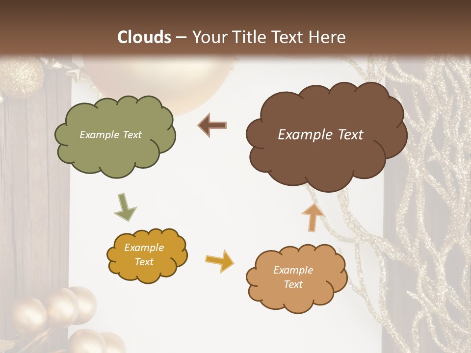 Brown Ball Branch PowerPoint Template