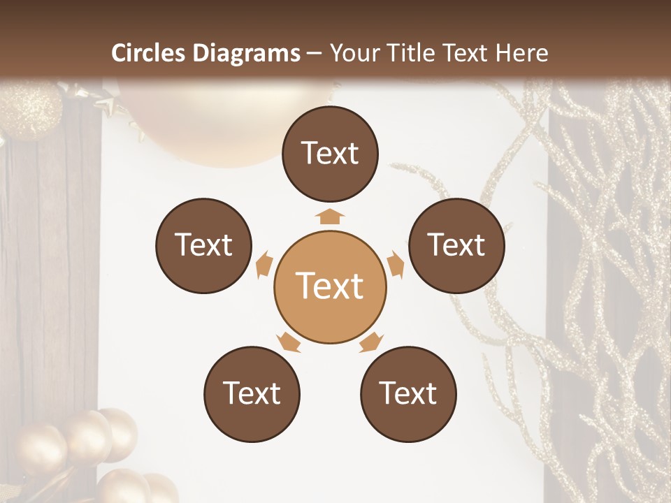 Brown Ball Branch PowerPoint Template