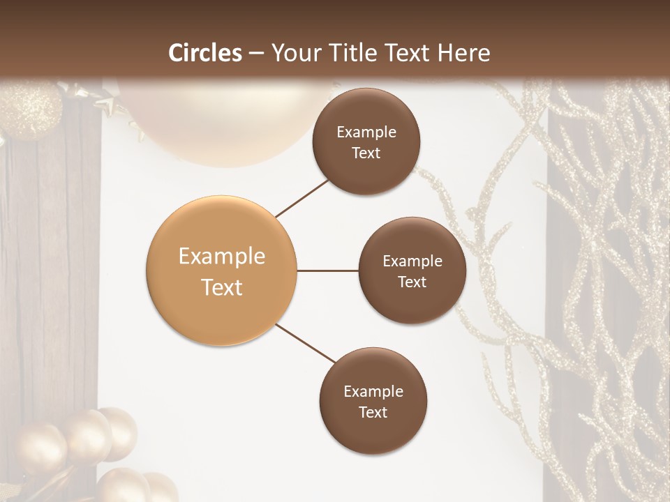 Brown Ball Branch PowerPoint Template