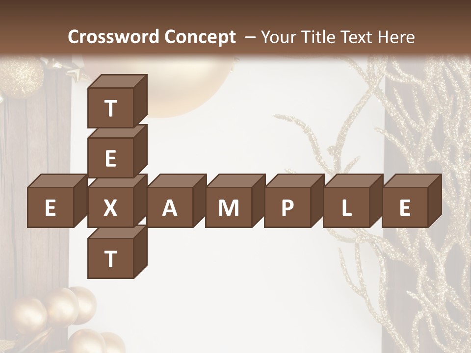 Brown Ball Branch PowerPoint Template