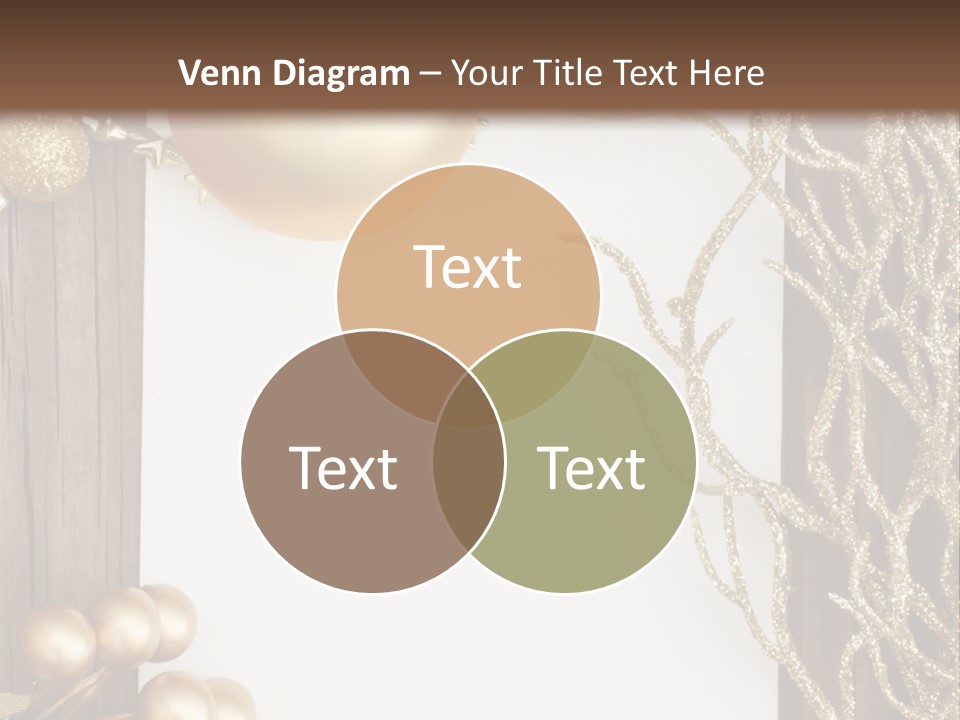 Brown Ball Branch PowerPoint Template