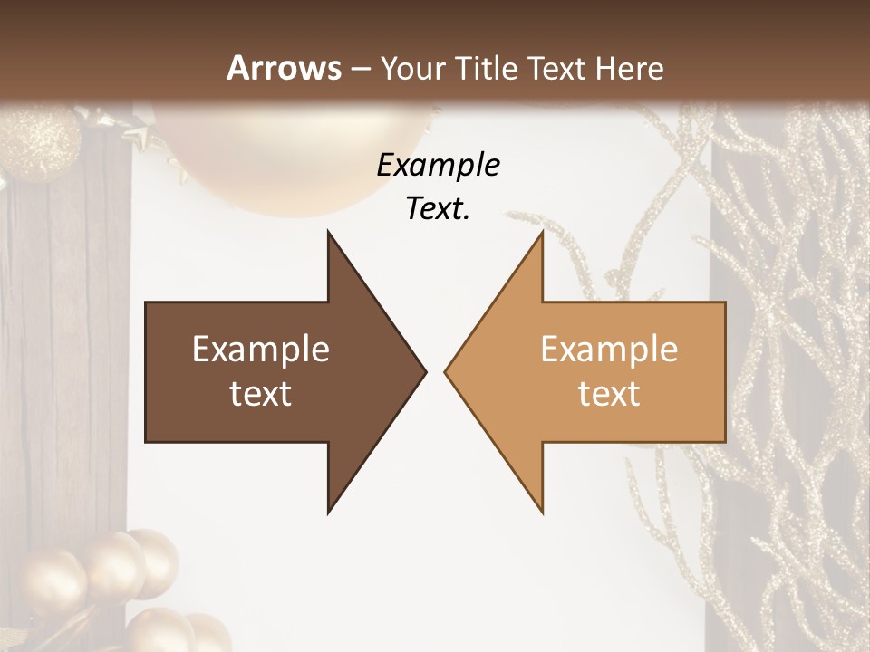 Brown Ball Branch PowerPoint Template