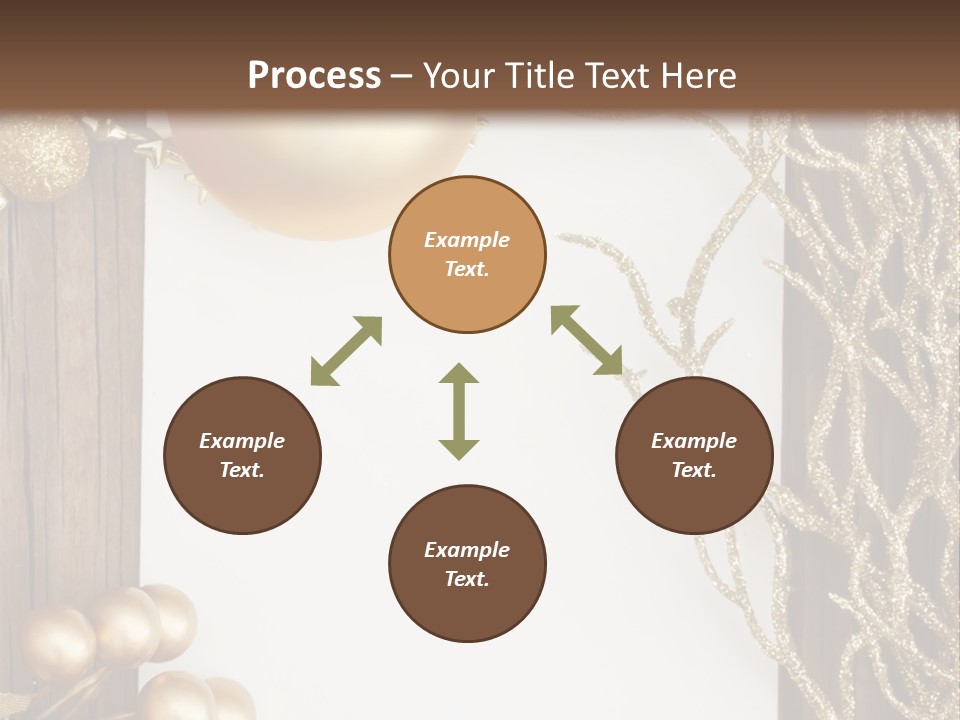 Brown Ball Branch PowerPoint Template