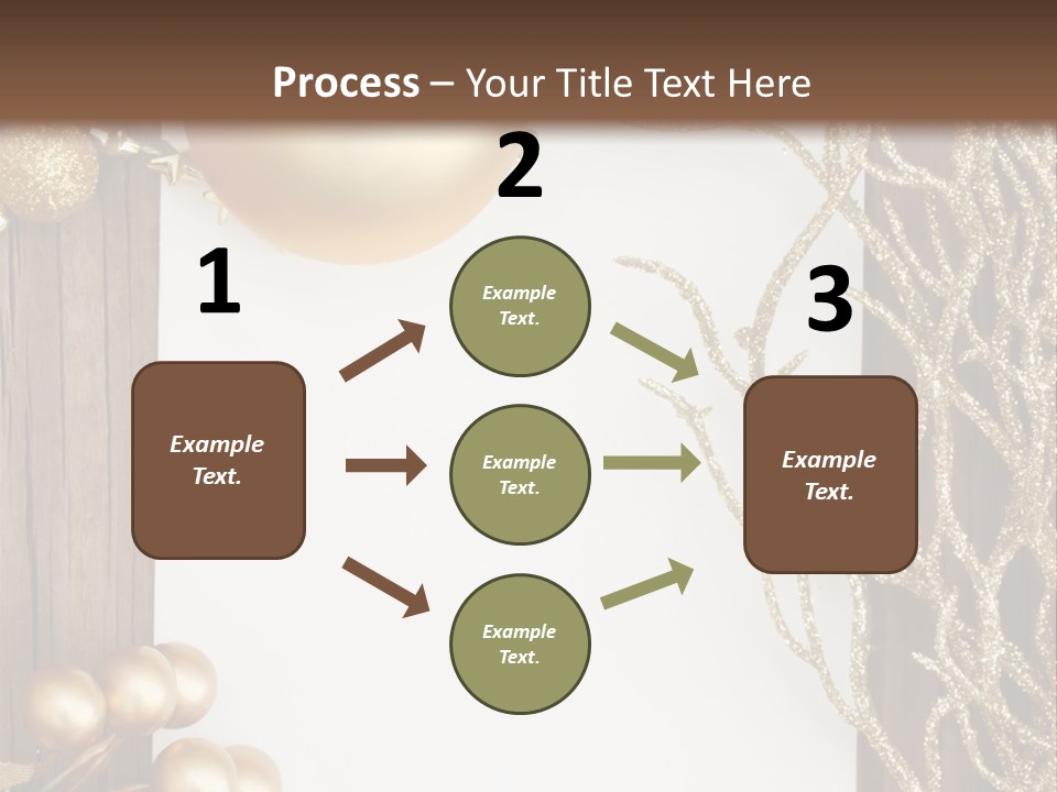 Brown Ball Branch PowerPoint Template